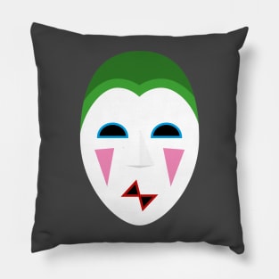 Dr Who Black Orchid harlequin mask Pillow