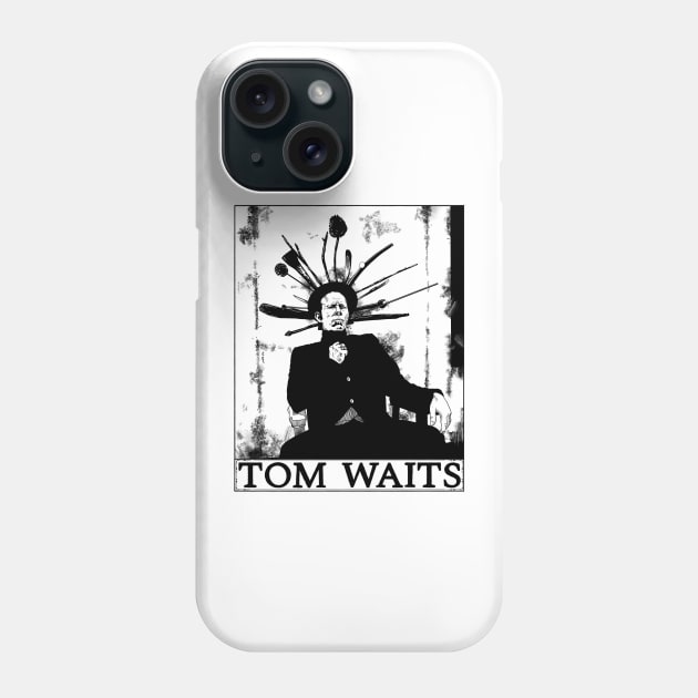 Tom Waits Phone Case by Eyeballkid-