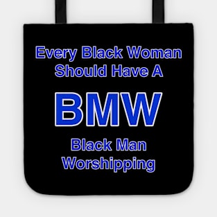 BLACK MAN WORSHIPPING Tote