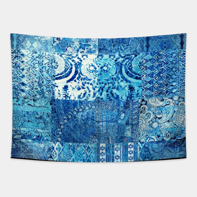 Bohemian wonderland ocean Tapestry by visionarysea