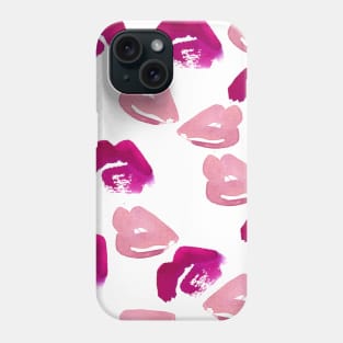 Pink lips Phone Case