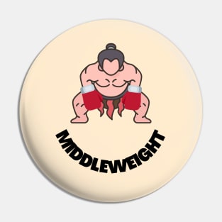 Middleweight Boxer Pin