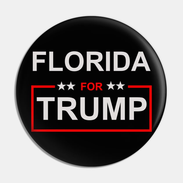 Florida for Trump Pin by ESDesign