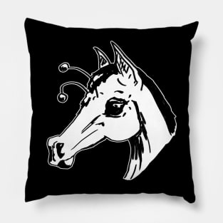 Alien horse Pillow