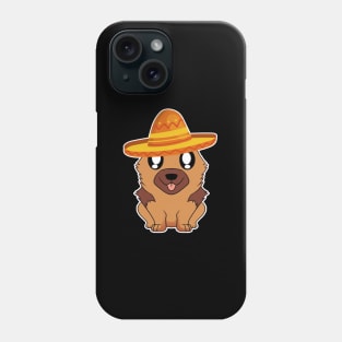 Cute dog german shepherd mexico cinco de mayo Phone Case