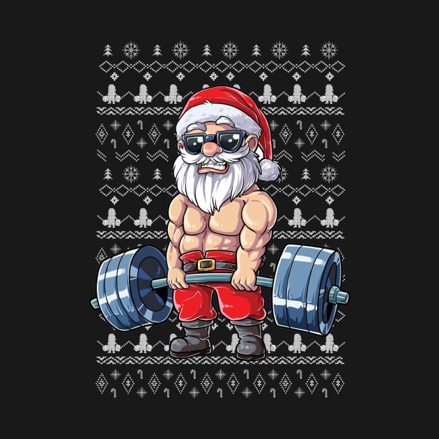 Funny Merry Liftmas Gym Xmas by SloanCainm9cmi