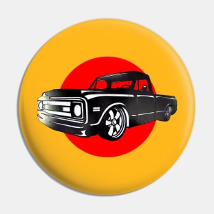 Chevy c 10 pickup t-shirt Pin