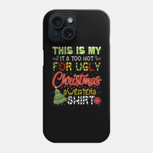 Christmas Sweater Family Matching Ugly Xmas New Year 2024 Phone Case