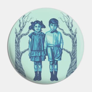 Creepy Kids Pin