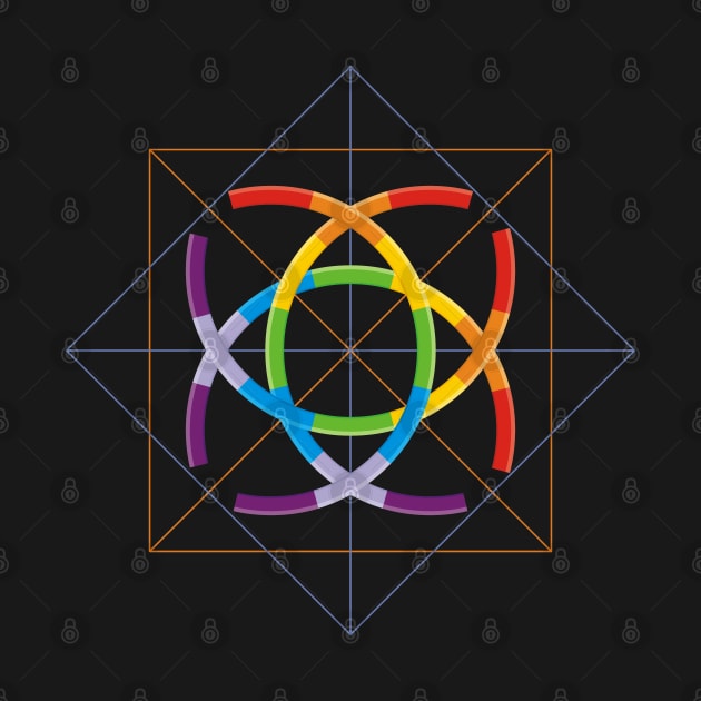 Rainbow Yantra by GeeTee