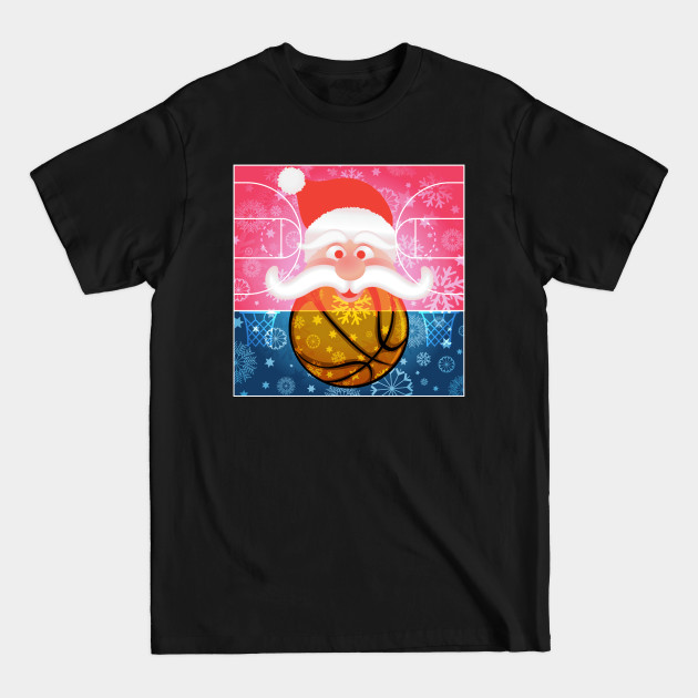 Discover Basketball Christmas Design - Basketball Christmas - T-Shirt