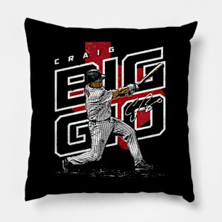 craig biggio player map Pillow