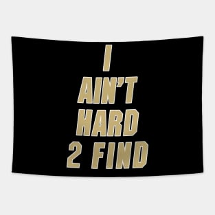 I Ain't Hard 2 Find Gold Colorado Football Tapestry