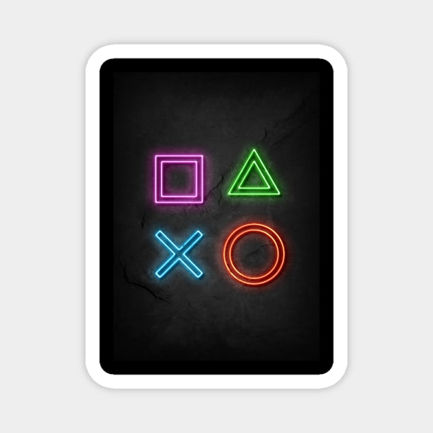 Playstation signs Magnet by Durro