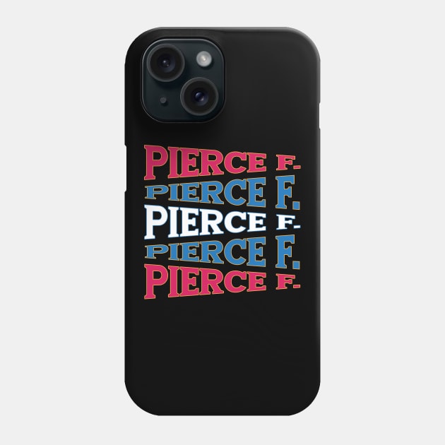 TEXT ART USA PRESIDENT PIERCE Phone Case by LAVA-ROMA-NOVA