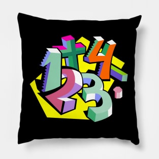 1234 math Pillow