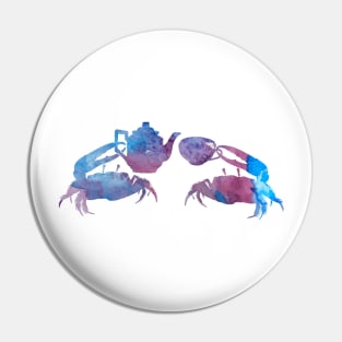 Crabs art Pin