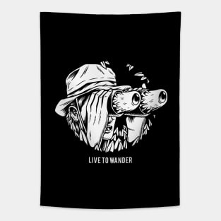 Live to wander Tapestry