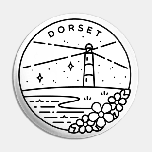 Dorset, South England Emblem - White Pin