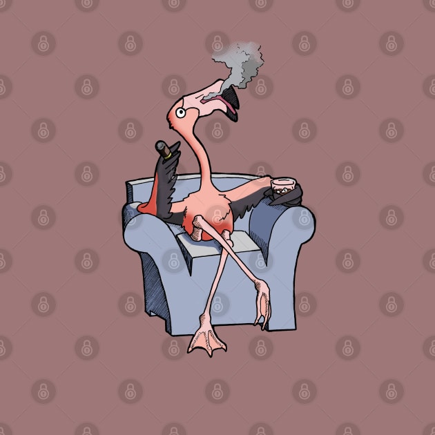 Boston Legal Flamingo Alan by DMBarnham