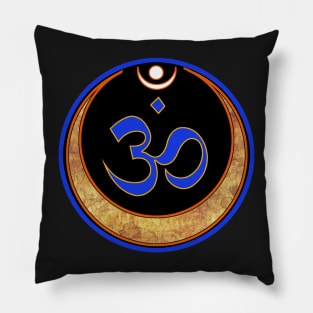 OM: Moon Crescent Pillow