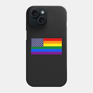 USA LGBTQ Pride Flag Phone Case