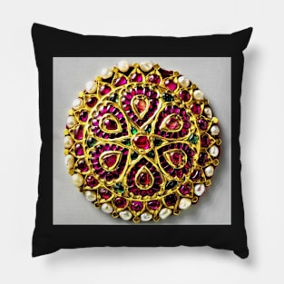 Jewelled Geometric Pattern Pillow