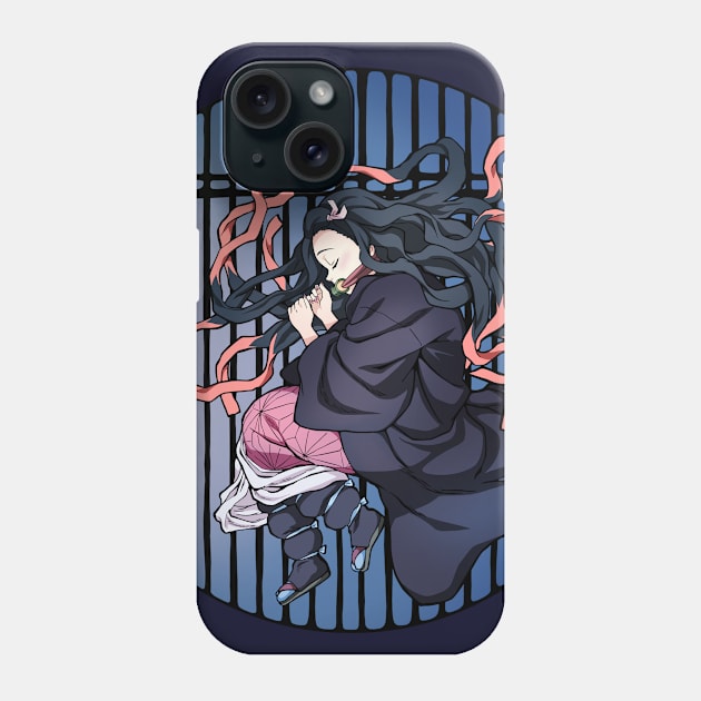 Nezuko Phone Case by Nicole Nichols