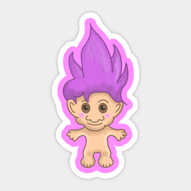 purple troll doll