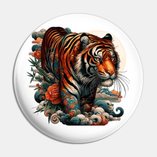 japanese tiger tattoo Pin