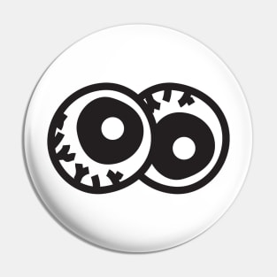 Creepy eyes Pin