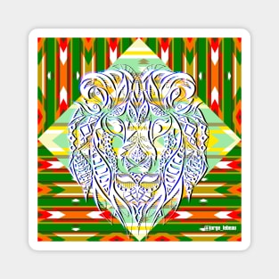 Green Lion King ecopop Magnet