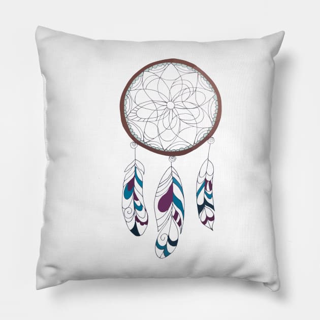 Dream Catcher Pillow by wildmagnolia