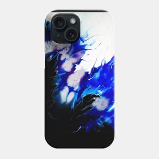 "Balance" Acrylic fluid art painting Phone Case