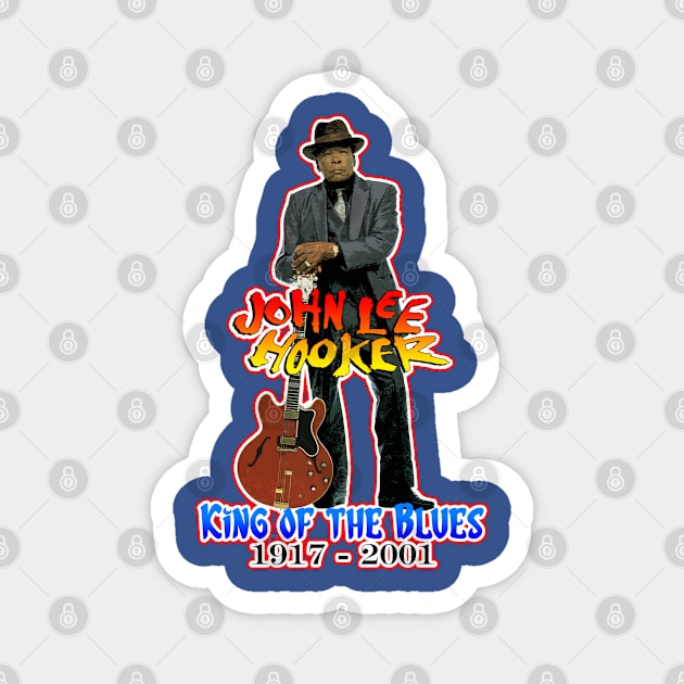 John Lee Hooker Tribute Magnet by woodsman