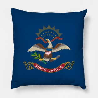 Flag of North Dakota Pillow