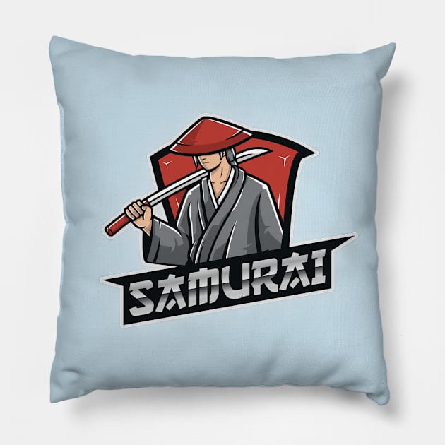 Samurai Pillow by natural-20s