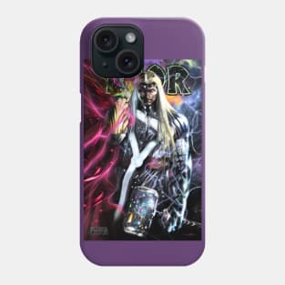 The God of Thunder, the hammer and the infinity power Phone Case