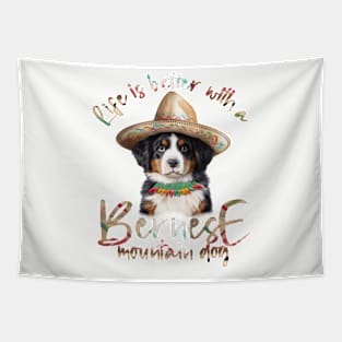 Bernese mountain dog Tapestry