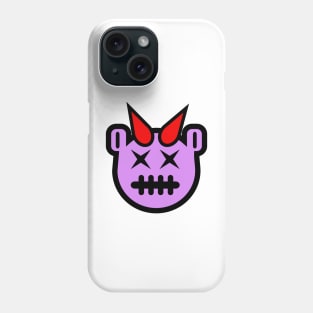 Cute devil bear Phone Case