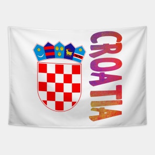 Croatia Coat of Arms Design Tapestry