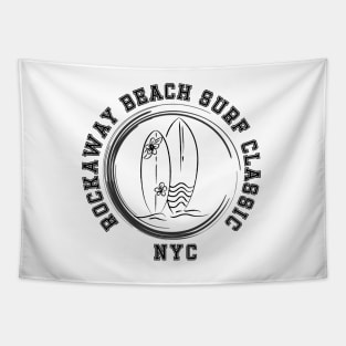 Rockaway Beach Surf Classic (Light Colors) Tapestry