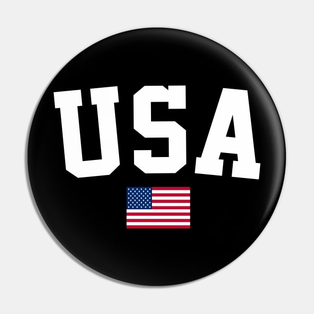 USA Flag American Flag Pin by Aspita