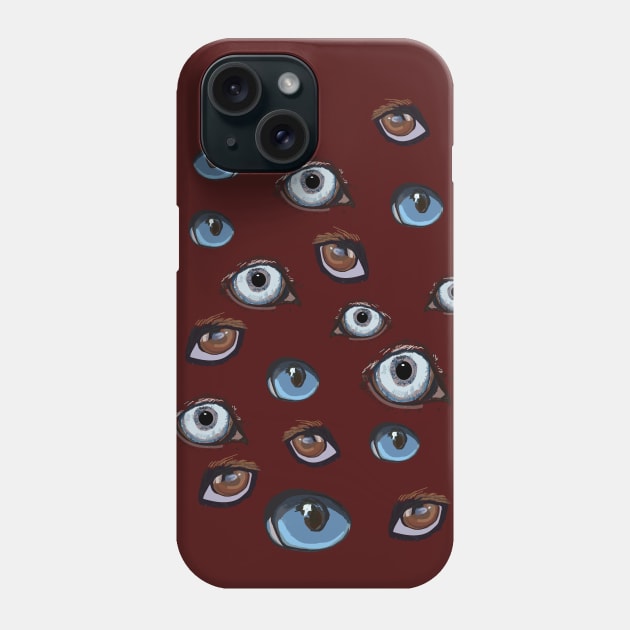 My Eyes Phone Case by Manitarka