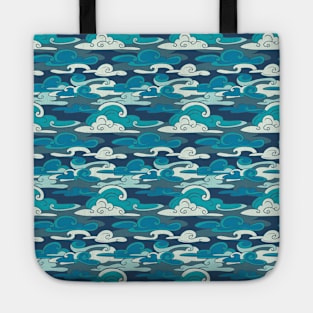 Blue Cloud Tote