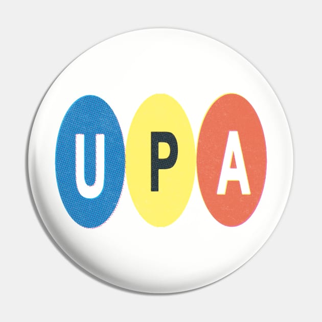 United Productions of America logo Pin by BrownWoodRobot