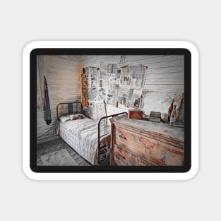 Replica of a Dust Bowl Bedroom Magnet