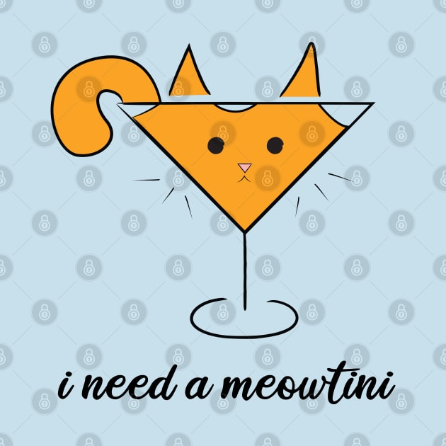 I need a Meowtini Orange Cat by bettyjane88