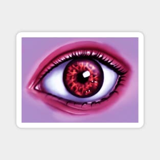 Brown Eye Painting Magnet