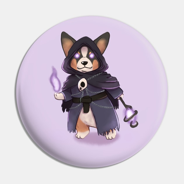 Warlock Dog Pin by Melissa Jan